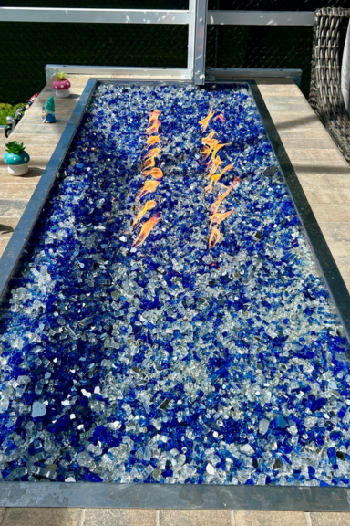 Fire Features For Swimming Pools
